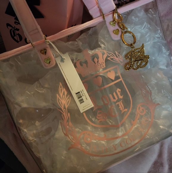 Juicy Couture X Stoney Clover Lane Clear Tote Bag - Picture 4 of 8